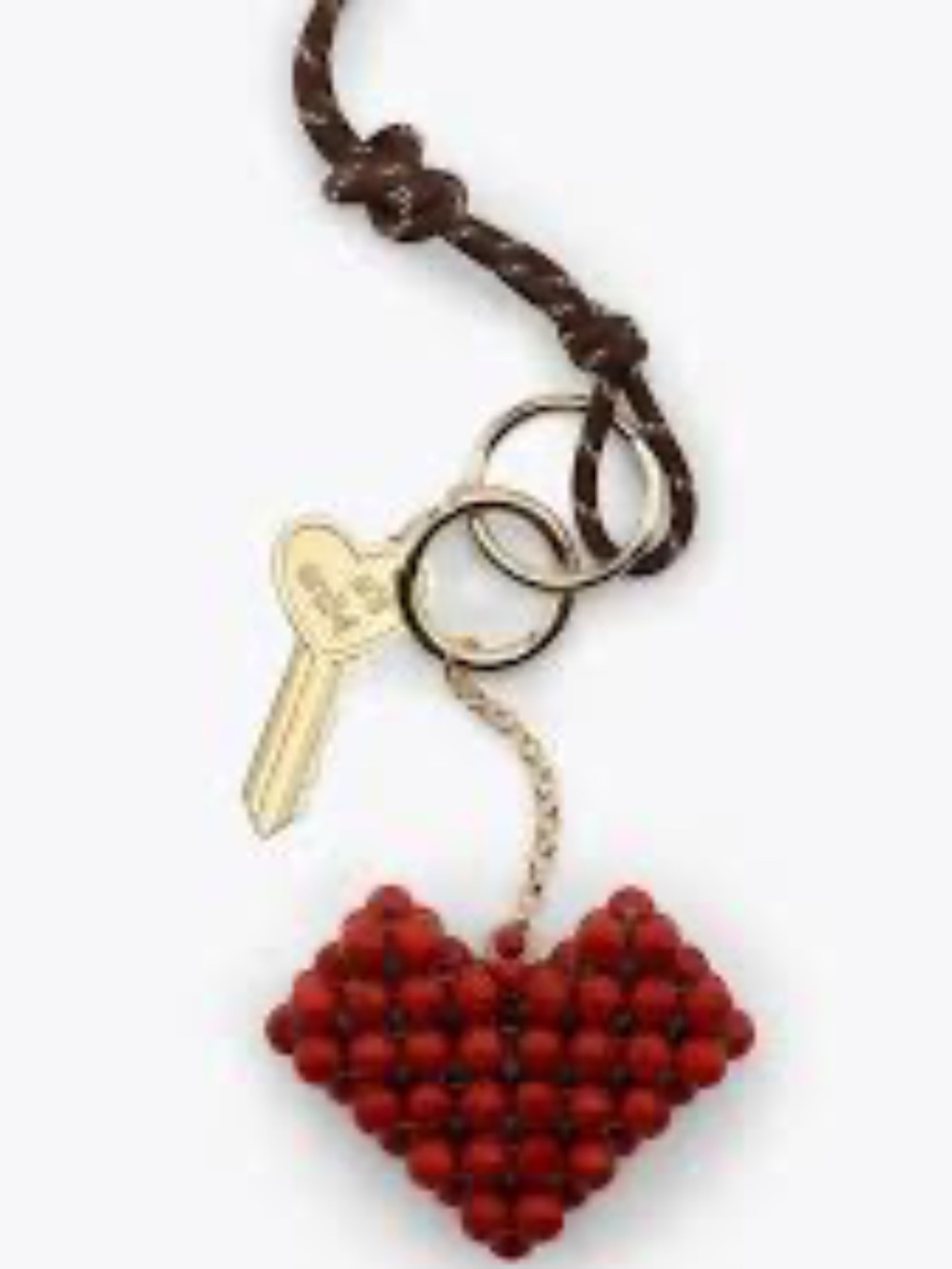 NWT Zara Heart Multi-Charm Keyring
